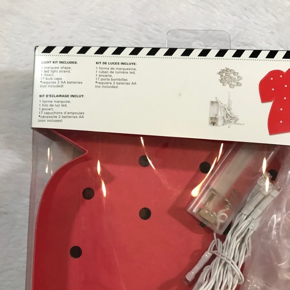 NEW HEIDI SWAPP 25 Marquee light up diy red xmas - Picture 4 of 10